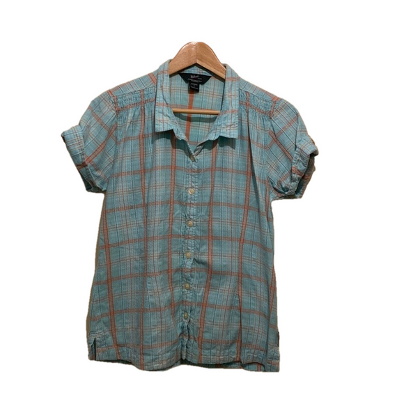 WOOLRICH COTTON PLAIN BLUE SHIRT. SIZE M . - Picture 1 of 9